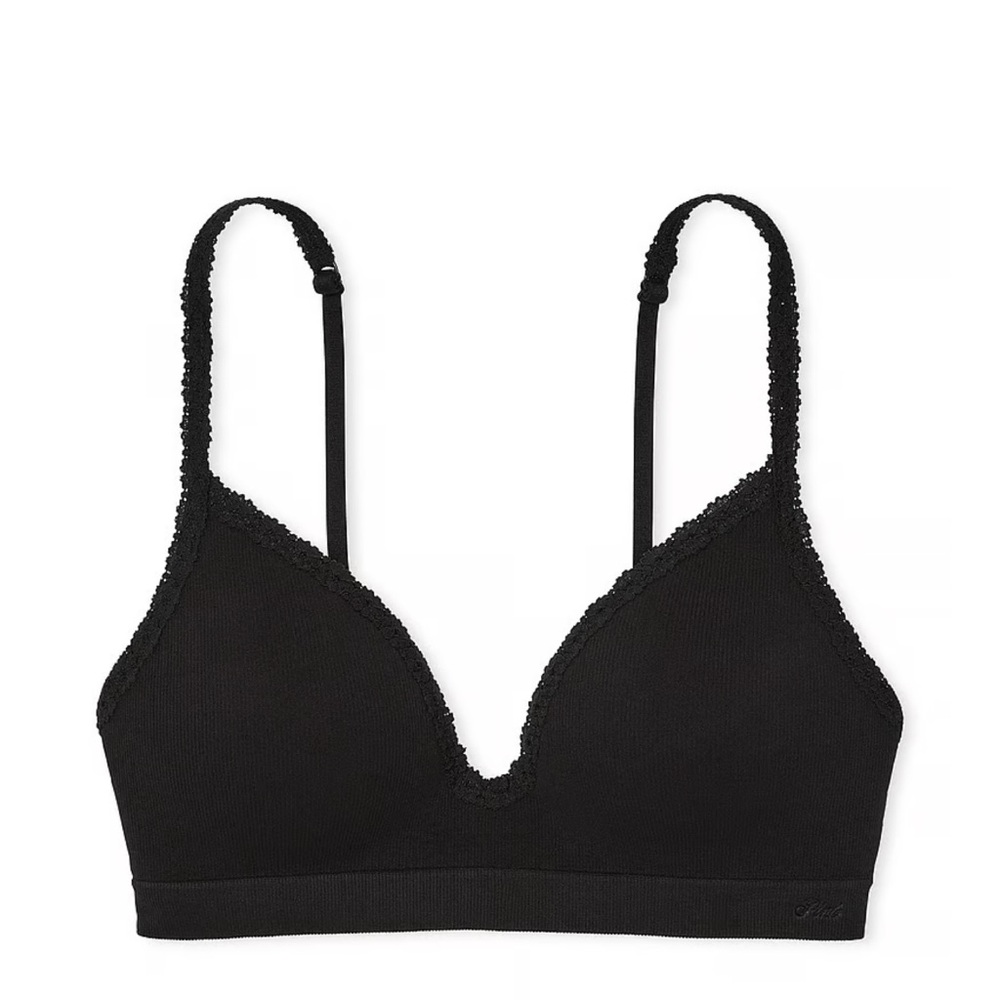 NWT Pink seamless pushup - Picture 3 of 8